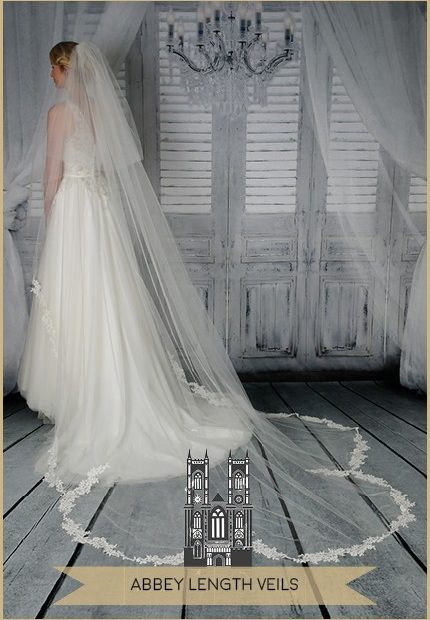 Extra Long Abbey Length Veils