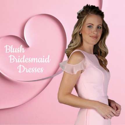 Valentines: Blush Bridesmaid Dresses