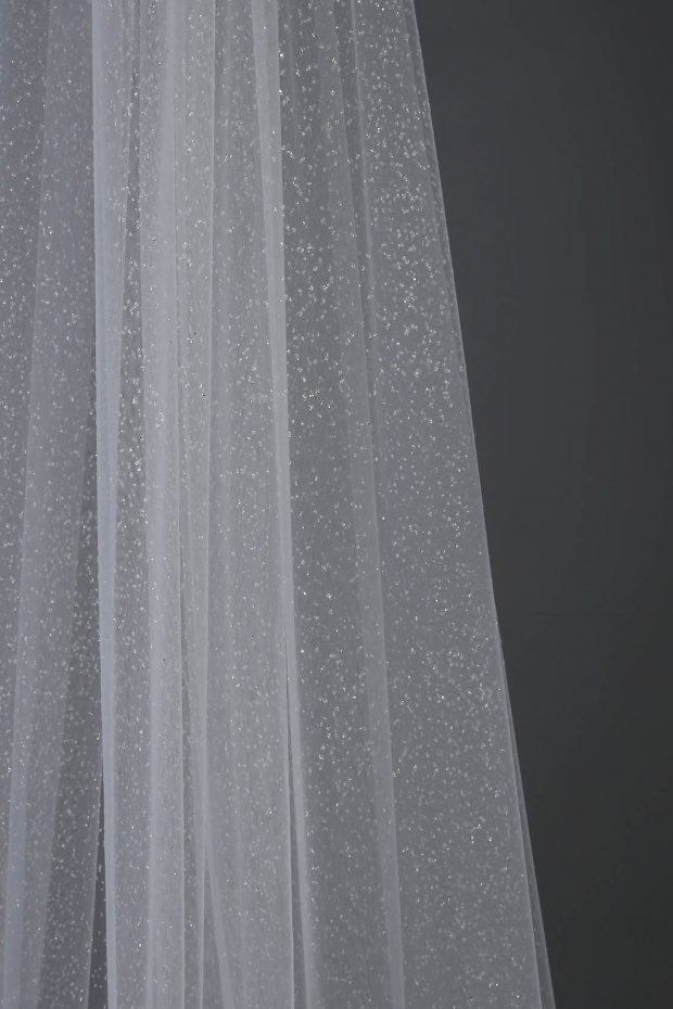 Glitter Tulle Veil - Richard Designs