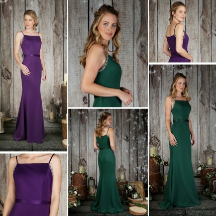 New figure-hugging stretch jersey bridesmaid dresses