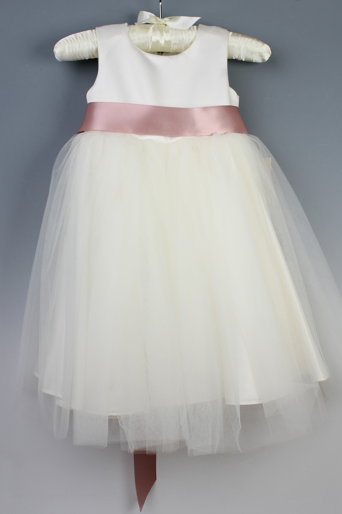 Plain Tulle Ribbon Sash Dress Richard Designs