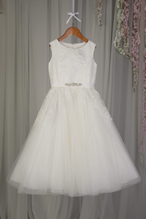 Corded Lace & Tulle Dress - Richard Designs
