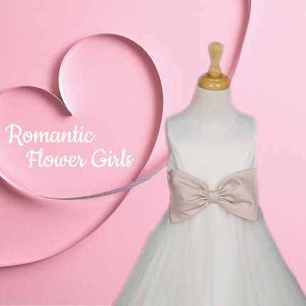 Valentines: Flower Girl Dresses for Romantic Weddings