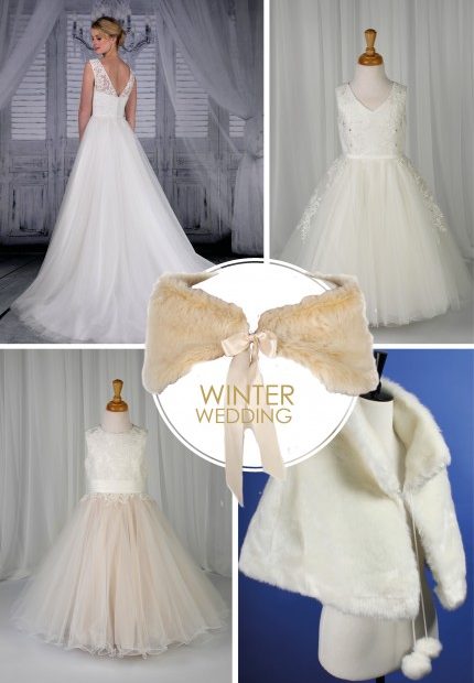 Winter Wedding – Our favourite bridal and flower girl dresses