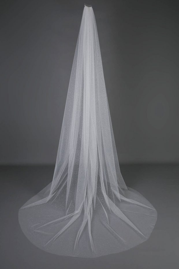 Glitter Tulle Veil - Richard Designs