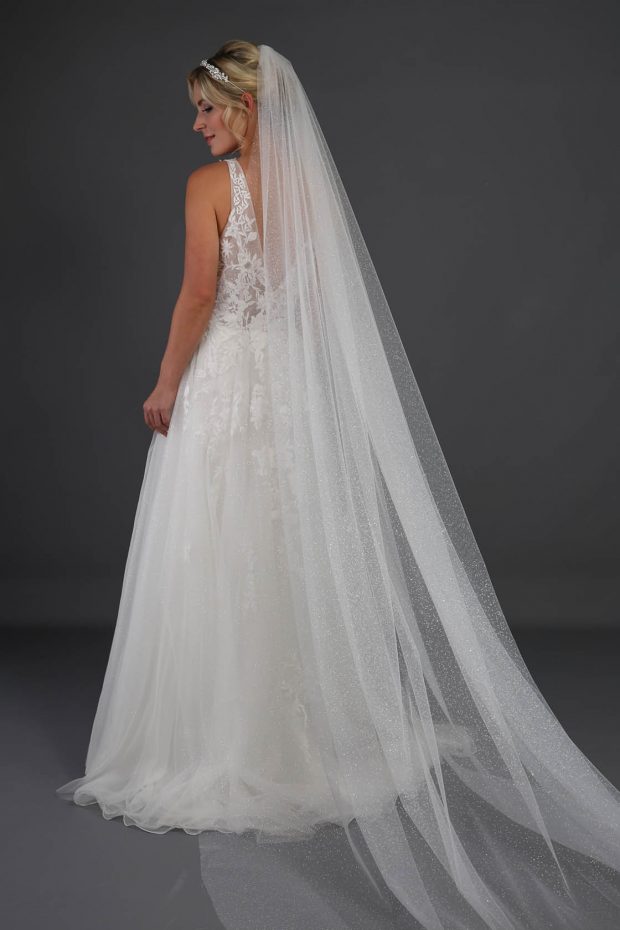 Sparkle – Glitter Sparkle Veil, Chapel Length