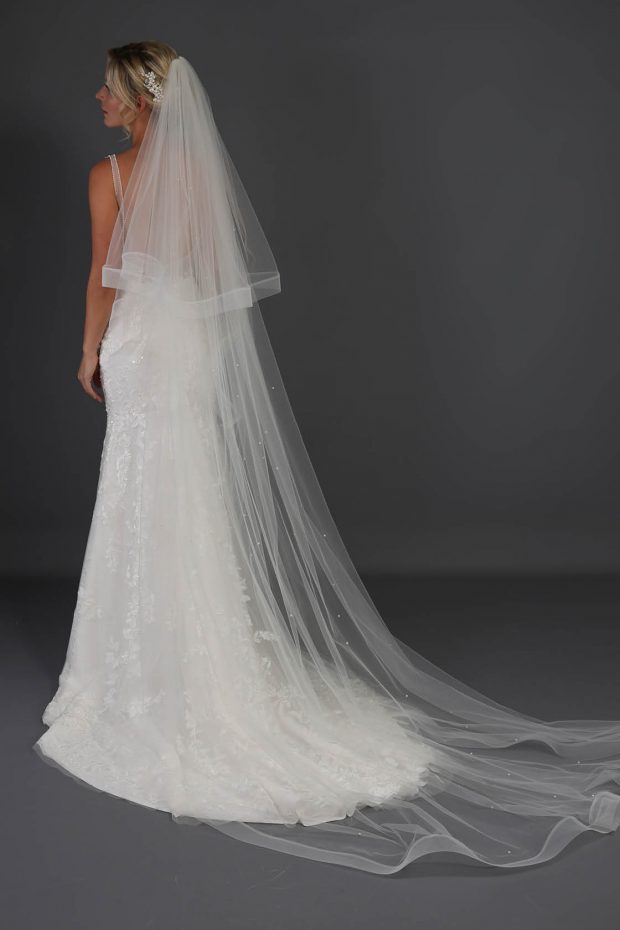 Horsehair Two Tier Wedding Veil