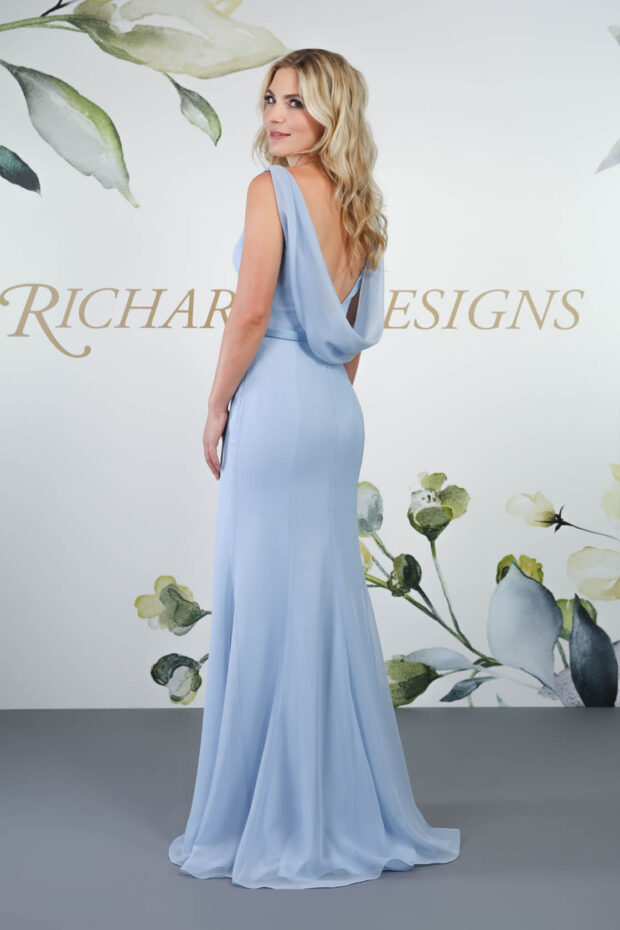 Back cowl dress clearance