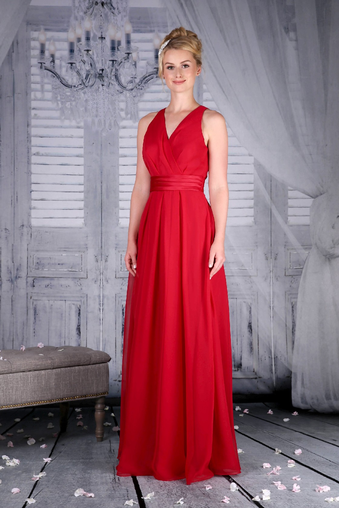 V Keyhole Back Dress Richard Designs