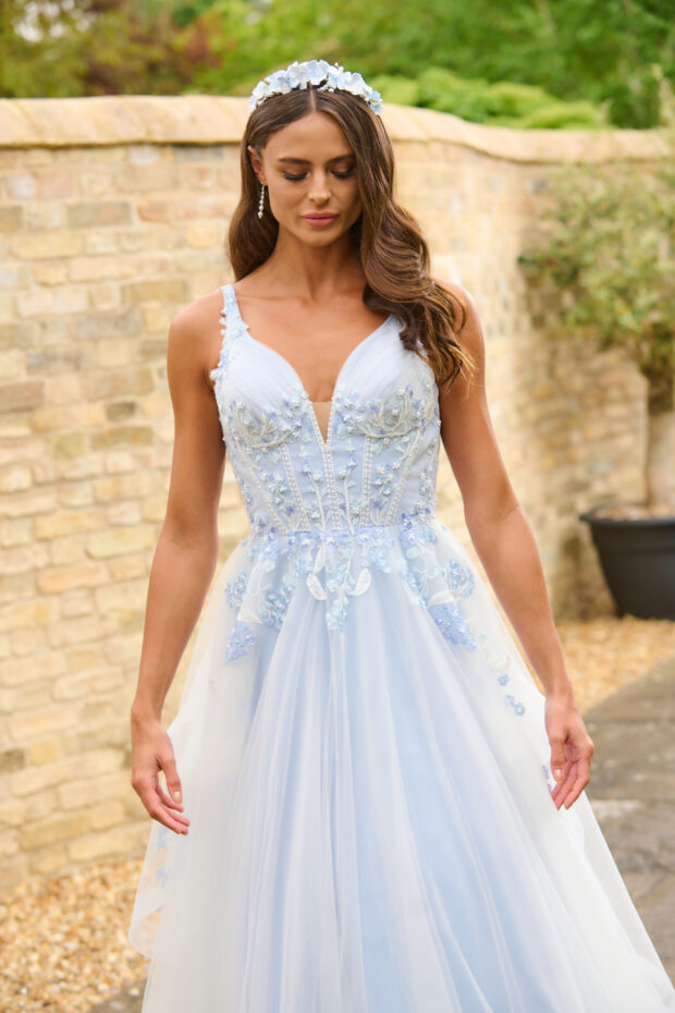 Forget me not best sale blue bridesmaid dress