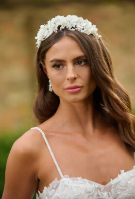 Willa Satin Headband Veil - Richard Designs