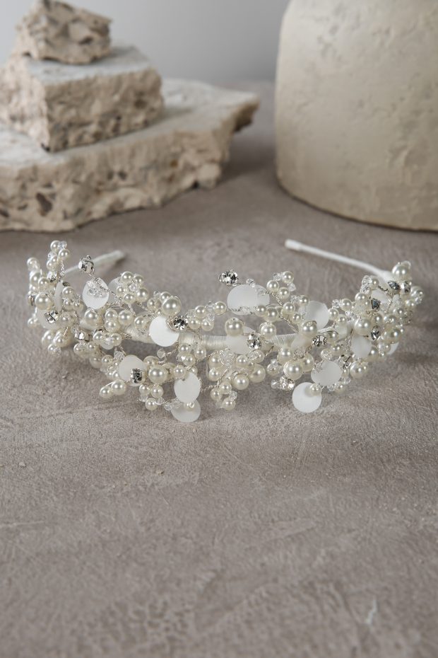 Pearl Stone Head Band - Hair Band