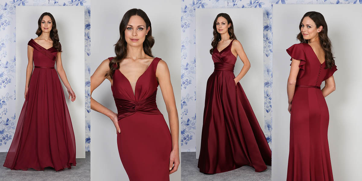 Burgundy bridesmaid dresses