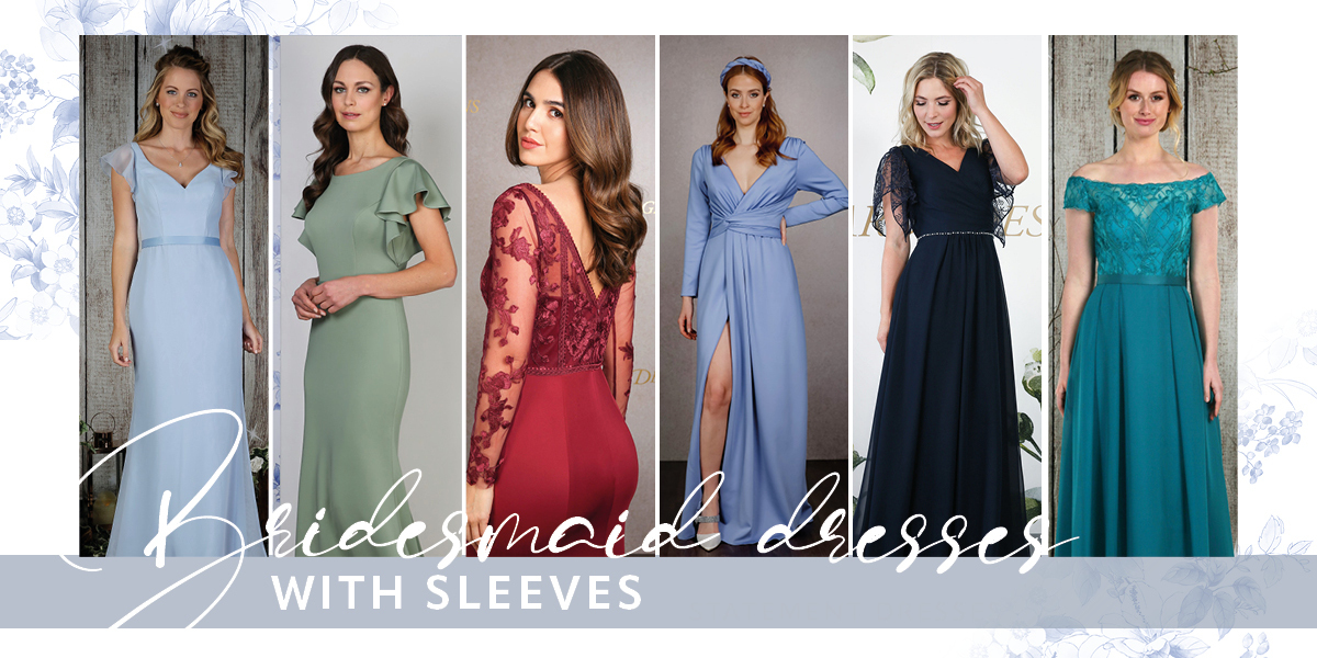 Bridesmaid dresses with sleeves