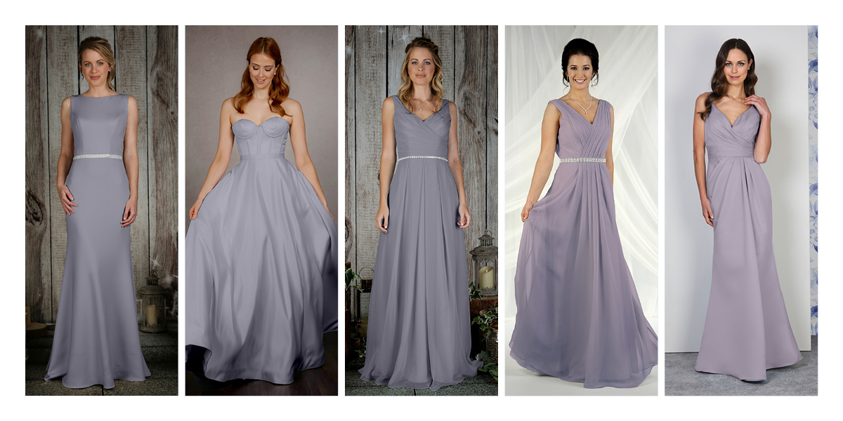 Richard Designs Bridesmaid Dresses in light purple