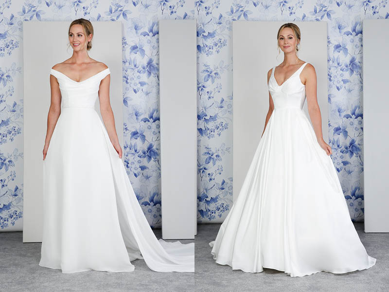 simple minimalist wedding dresses